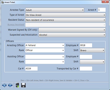 Mobile law enforcement software showing Amber Alert